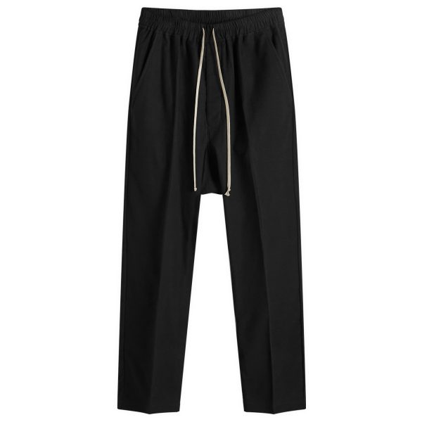 Rick Owens Drawstring Long Heavy Cotton Trousers