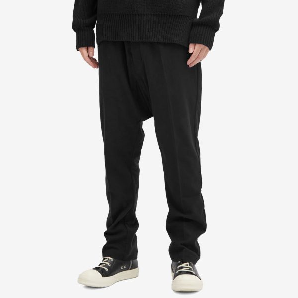 Rick Owens Drawstring Long Heavy Cotton Trousers