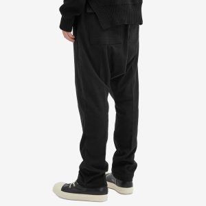 Rick Owens Drawstring Long Heavy Cotton Trousers