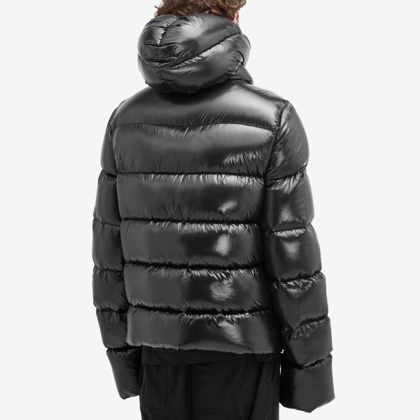 Rick Owens Sealed Lacque Hooded Puffer Jacket