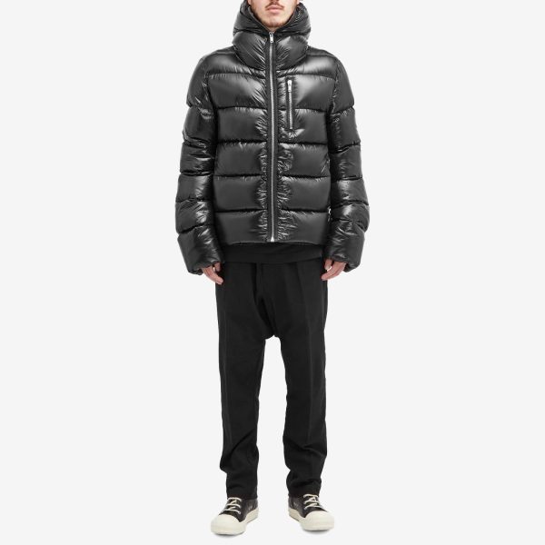 Rick Owens Sealed Lacque Hooded Puffer Jacket