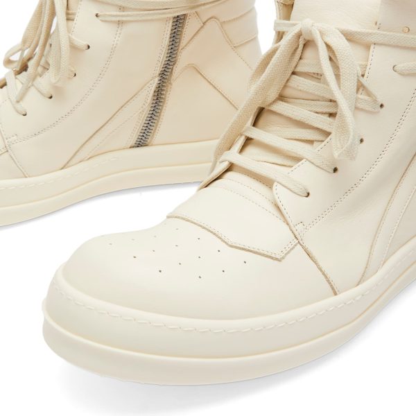 Rick Owens Leather Geobasket Sneakers