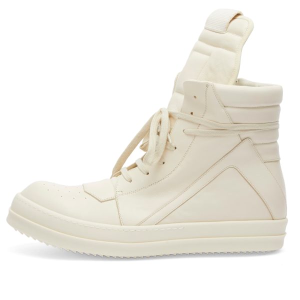 Rick Owens Leather Geobasket Sneakers