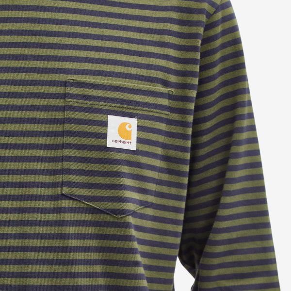 Carhartt WIP Long Sleeve Verner Stripe Pocket T-Shirt