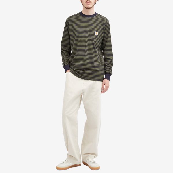 Carhartt WIP Long Sleeve Verner Stripe Pocket T-Shirt