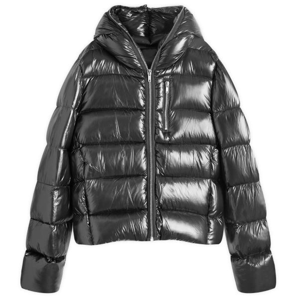 Rick Owens Sealed Lacque Hooded Puffer Jacket