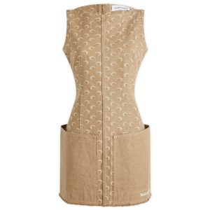 Marine Serre Moon Jacquard Twill Mini Dress