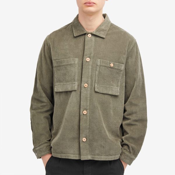 Folk Heavy Cord Patch Overshirt