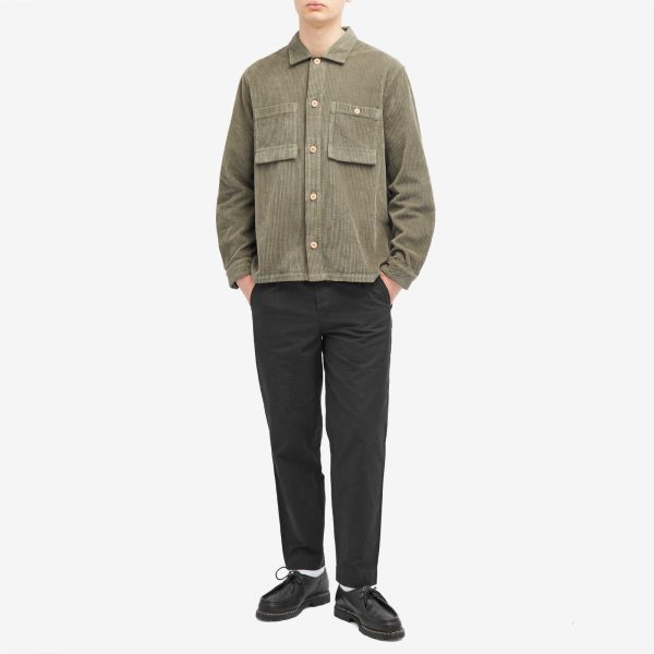 Folk Heavy Cord Patch Overshirt