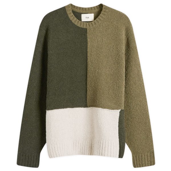 Folk Fracture Rework Crew Knit