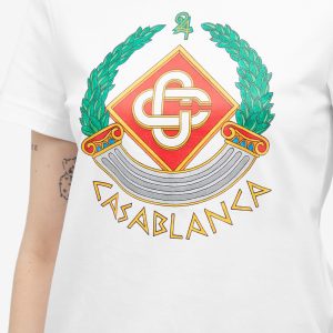 Casablanca Casa Crest Printed Fitted T-Shirt