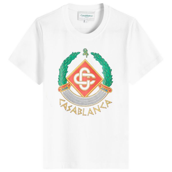 Casablanca Casa Crest Printed Fitted T-Shirt