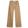 Marine Serre Moon Jacquard Twill Workwear Pants