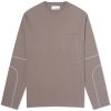 Sage Nation Long Sleeve Flat Lock Stitch T-Shirt