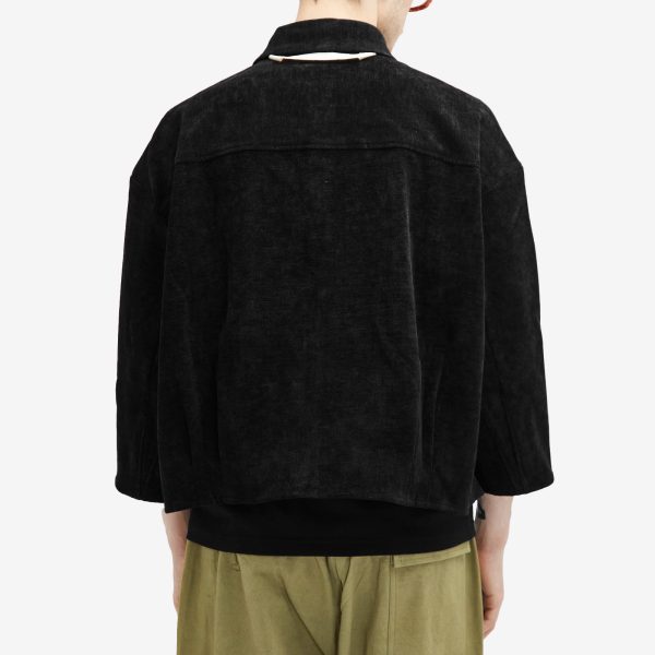 Merely Made Premium Velvet Twill Cropped Shirt