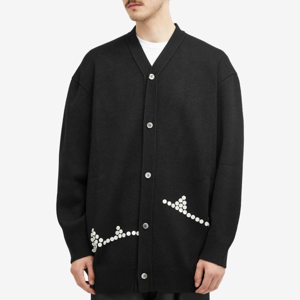 Comme des Garçons Homme Plus Button Stitched Cardigan