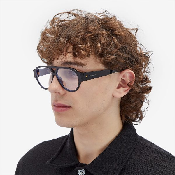 Bottega Veneta Bold Triangle Stud Optical Glasses