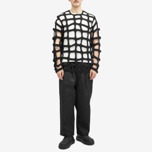 Comme des Garçons Homme Plus Garment Treated Grid Knit