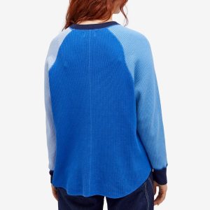 Beams Boy Waffle long sleeve top