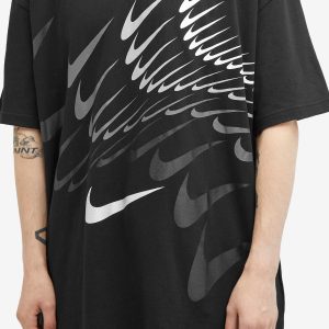 Comme des Garçons Black x Nike Horizontal Swoosh Print Overs