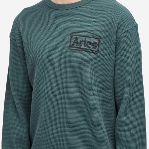 Aries Temple Long Sleeve Waffle T-Shirt