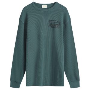 Aries Temple Long Sleeve Waffle T-Shirt