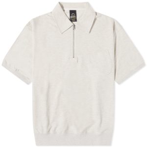 FrizmWORKS Half Zip Short Sleeve Sweater