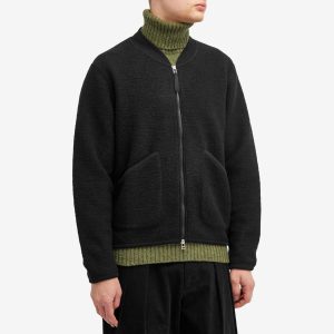 Universal Works Wool Fleece Zip Bomber