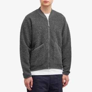 Universal Works Wool Fleece Zip Bomber