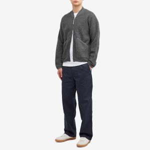 Universal Works Wool Fleece Zip Bomber