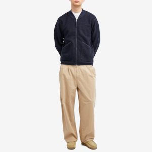 Universal Works Wool Fleece Zip Bomber