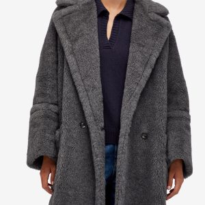 Max Mara Shearling Overszied Maxi Coat