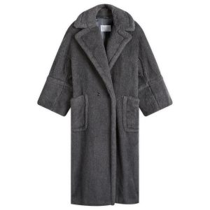 Max Mara Shearling Overszied Maxi Coat