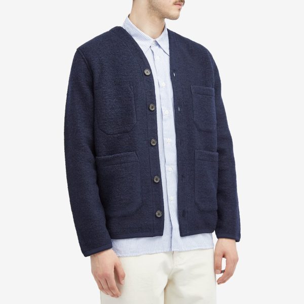 Universal Works Wool Fleece Cardigan