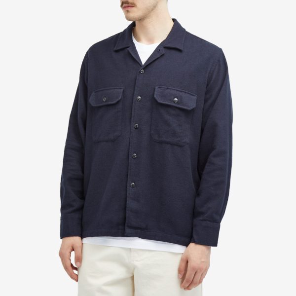 Universal Works Alaska Brushed Cotton Utility Overshirt