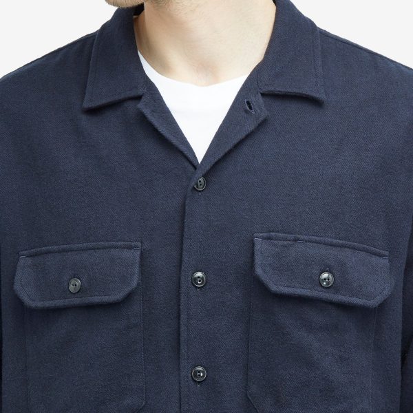 Universal Works Alaska Brushed Cotton Utility Overshirt