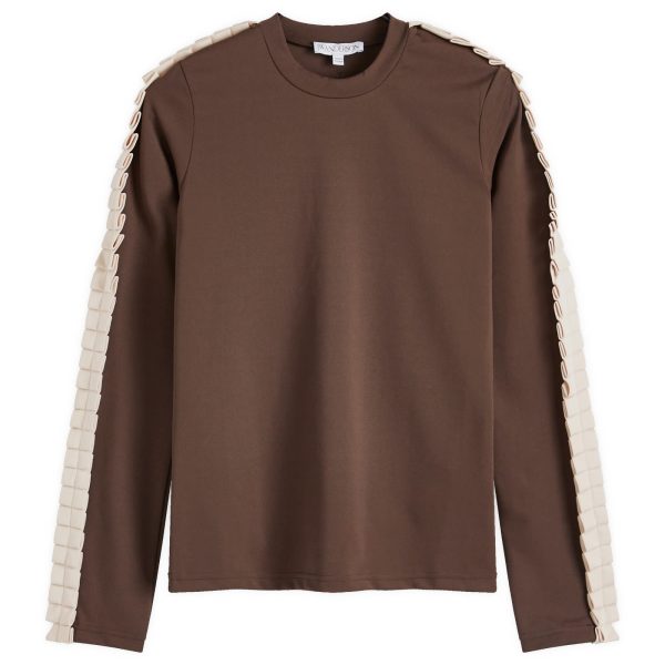 JW Anderson Pleated Trim Long Sleeve Top