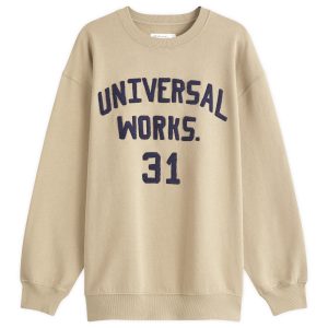 Universal Works Embroidered Crew Sweatshirt