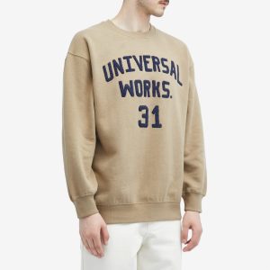 Universal Works Embroidered Crew Sweatshirt