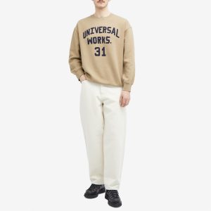 Universal Works Embroidered Crew Sweatshirt