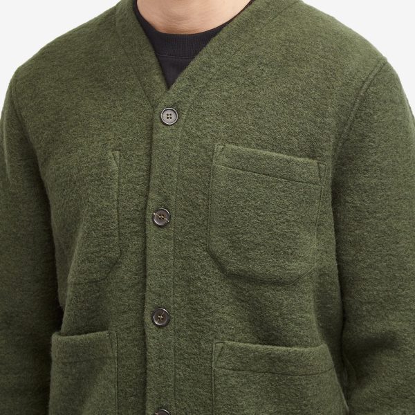 Universal Works Wool Fleece Cardigan