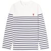 AMI Long Sleeve Breton Stripe ADC T-Shirt