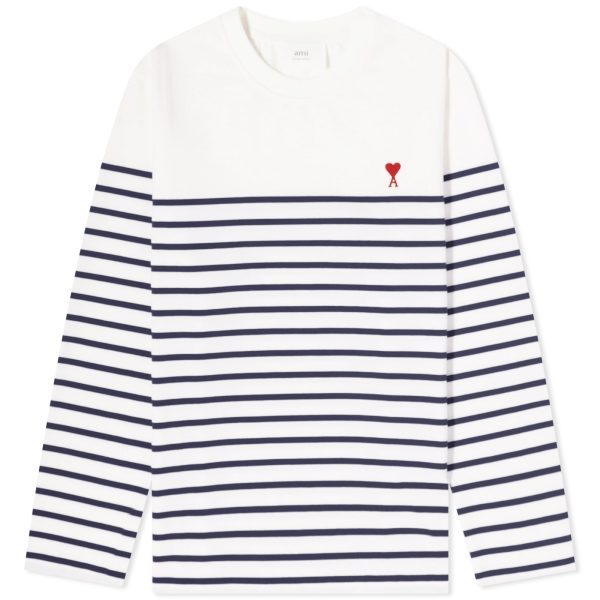 AMI Long Sleeve Breton Stripe ADC T-Shirt