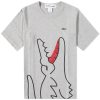 Comme des Garçons SHIRT x Lacoste Oversized Croc T-Shirt