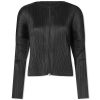 Pleats Please Issey Miyake Long Sleeve Pleats Zip Top