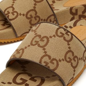 Gucci Sideline Jumbo GG Jacquard Slide