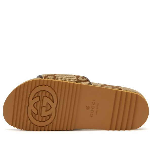 Gucci Sideline Jumbo GG Jacquard Slide