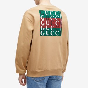 Gucci Back Logo Crew Neck Sweatshirt