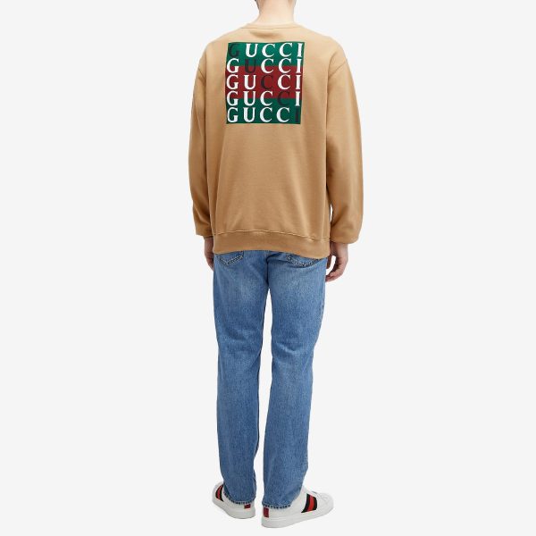 Gucci Back Logo Crew Neck Sweatshirt