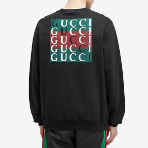 Gucci Back Logo Crew Neck Sweatshirt